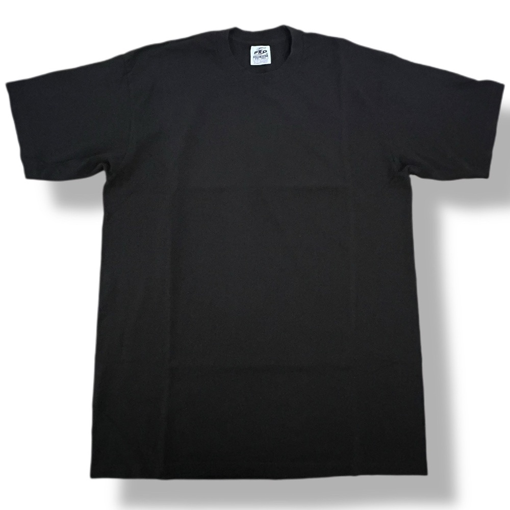 NWOT Vintage Pro 5 Super Heavy Blank Black T Shirt US Components Men's XXL TALL